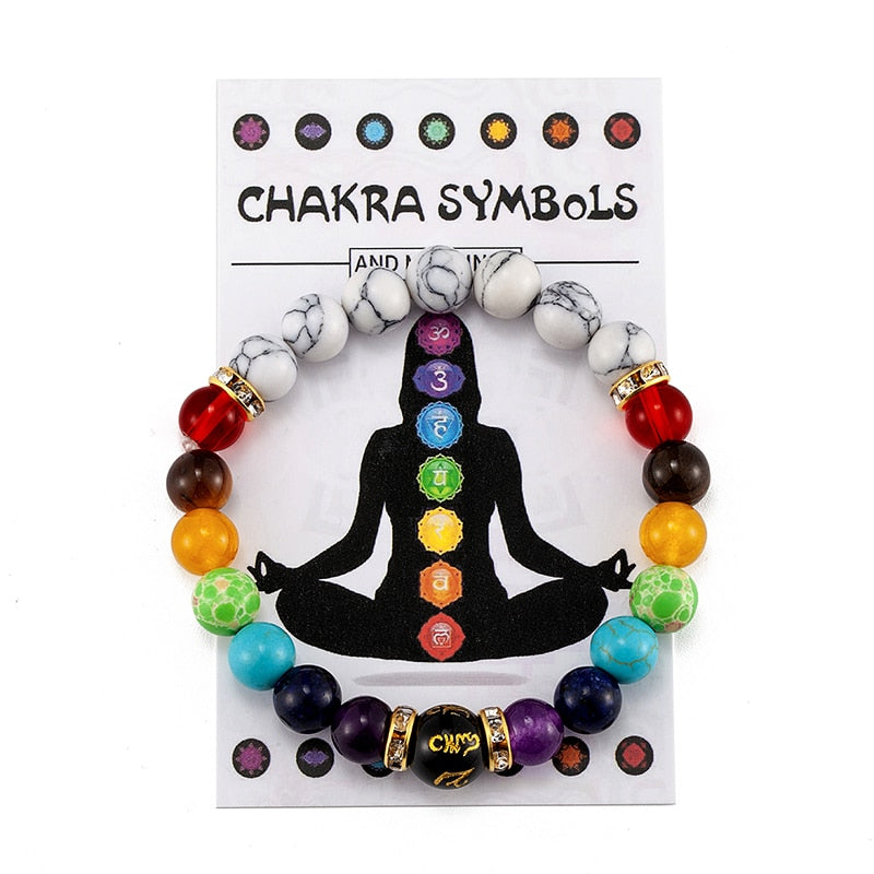 7 Chakra Bracelet – Bodh Gem and Crystals